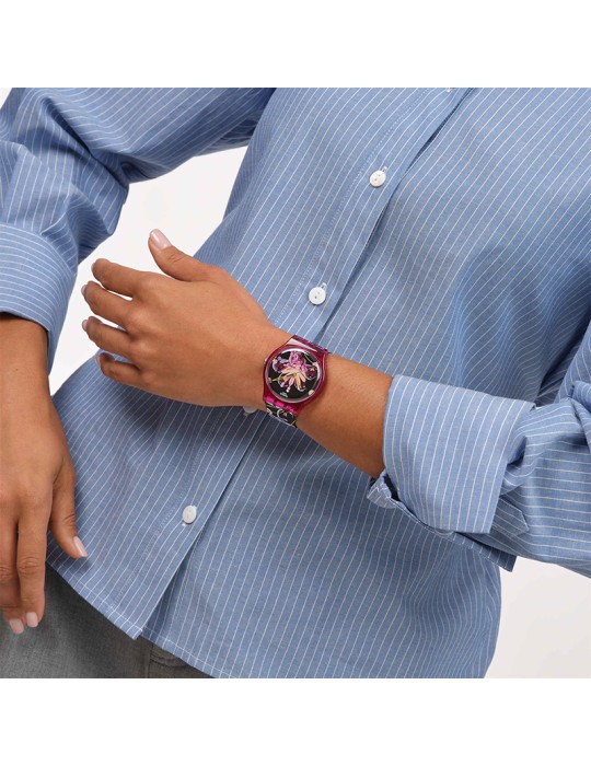 Orologio Swatch - Solo Tempo - 41mm - Nero Multicolore - SUOZ373