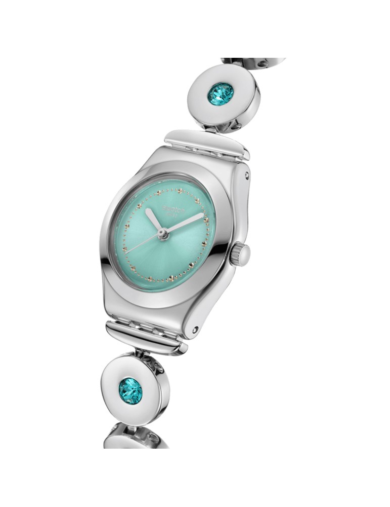 Swatch Watch - Only Time - Silver - 25mm - Turquoise - YSS355G