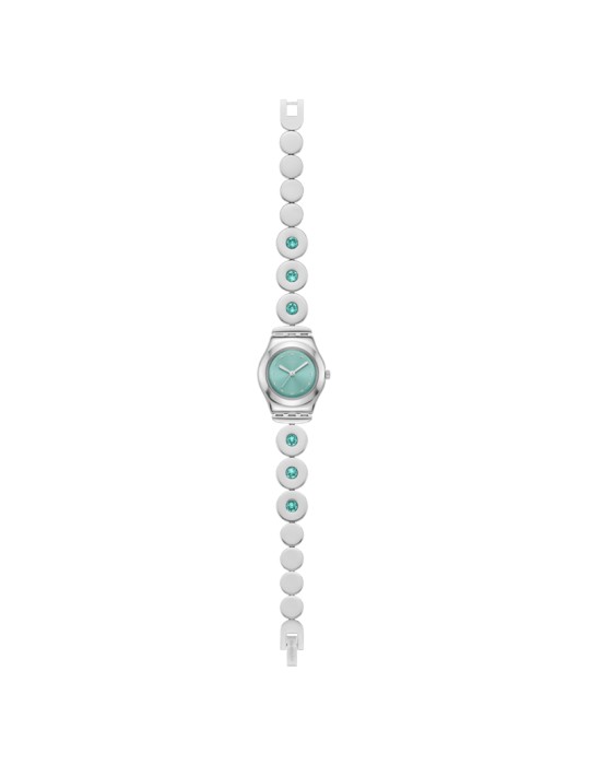 Swatch Watch - Only Time - Silver - 25mm - Turquoise - YSS355G