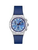 Orologio Swatch - Cronografo - Silver - 43mm - Azzurro - YVS541