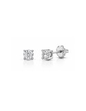 LeLune Diamonds Solitaire Earrings – White Gold with 0.60 ct Natural Diamonds - 0