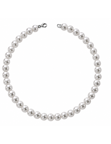 Bracciale Lelune - Young in Perle Coltivate d'Acqua Dolce 3 - 3,5 mm e Chiusura in Oro Bianco 18 Carati - 0