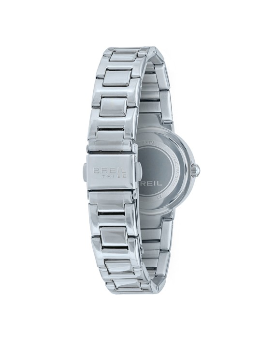 Orologio Breil Tribe - Solo Tempo - Silver -27mm-Nero-Cristalli-EW0831