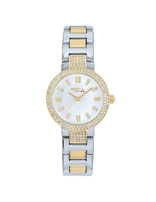 Orologio Breil Tribe da Donna-Solo Tempo-Bicolor-27mm-Cristalli-EW0832