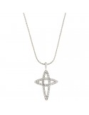 Chimento Necklace - White Gold Rood with Natural Diamonds - 0