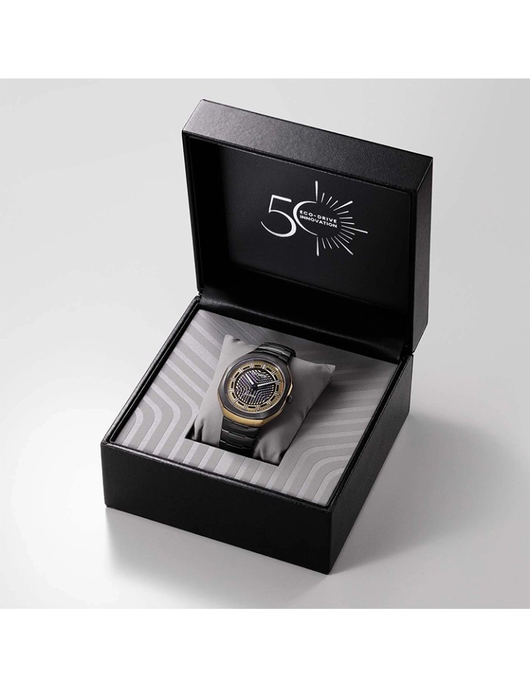 Citizen Watch - Eco-Drive Photon 39.6mm Super Titanium Black and Gold - 0