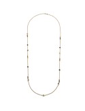 Unoaerre Necklace - Joya - Long - Black Onyx - Tiger's Eye - 14EXH0194G