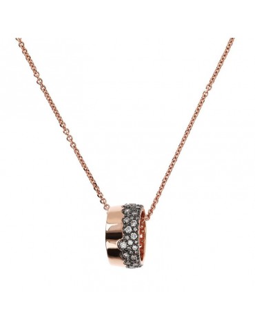 Collana Bronzallure - Aurora - Pavè Nano Gem Grigio - WSBZ01685W-16