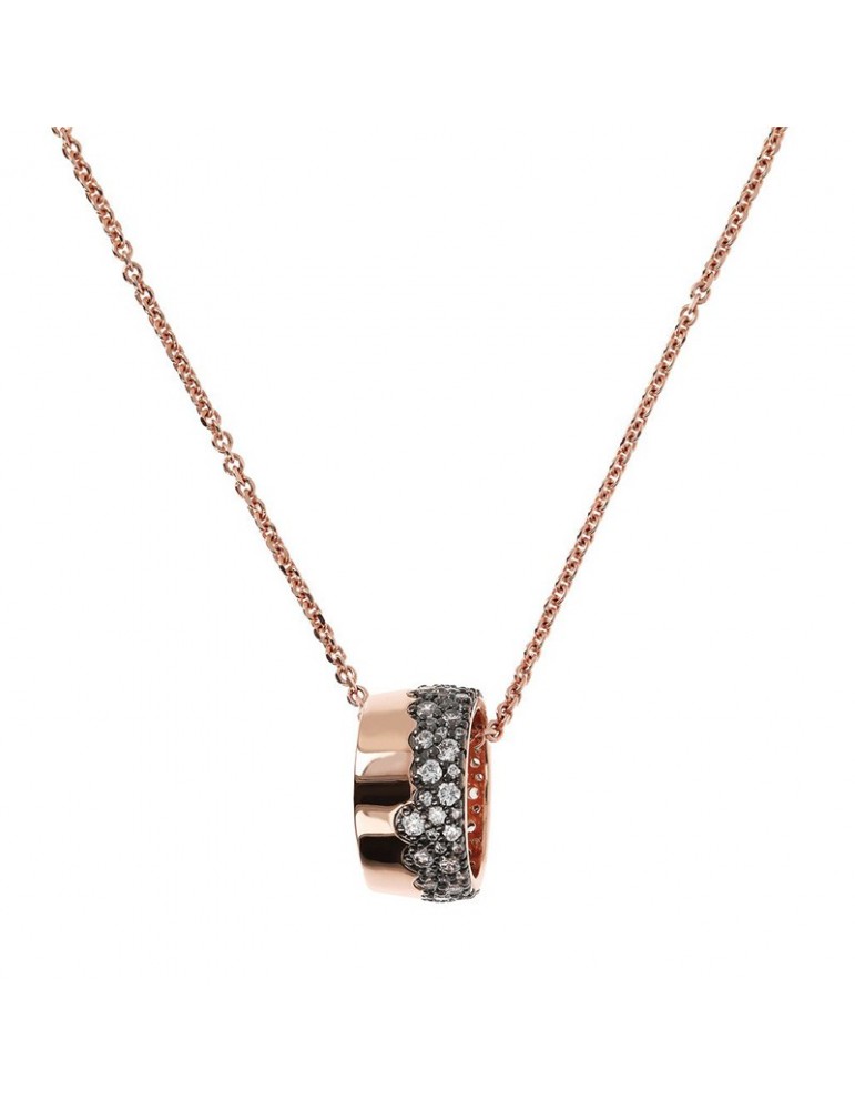 Collana Bronzallure - Aurora - Pavè Nano Gem Grigio - WSBZ01685W-16