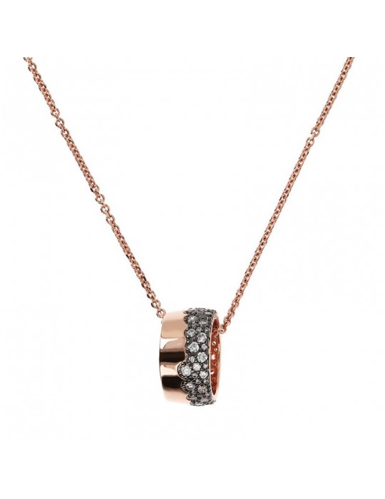 Collana Bronzallure - Aurora - Pavè Nano Gem Grigio - WSBZ01685W-16