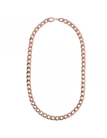 Bronzallure Woman Necklace - Long Chain with Crub Mesh - 0 2