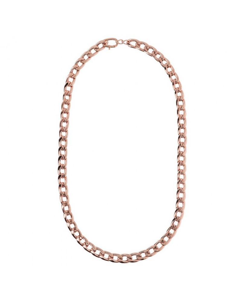Bronzallure Woman Necklace - Long Chain with Crub Mesh - 0