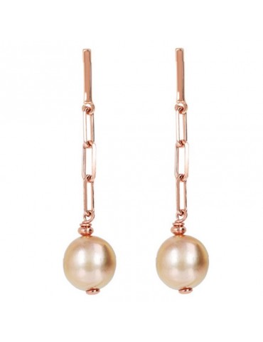 Bronzallure Woman Earrings - Maxima Pendants with Pearls - 0