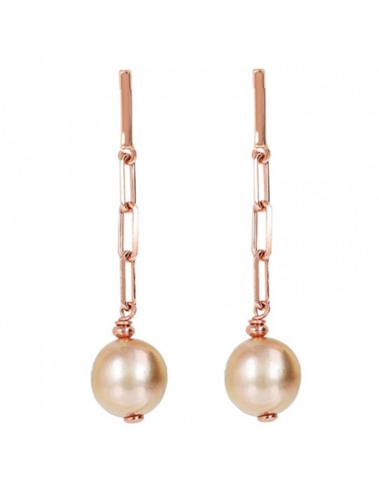Bronzallure Woman Earrings - Maxima Pendants with Pearls - 0