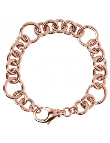 Bracciale Bronzallure - Purezza - Catena Rolò - Maxi Anelli-WSBZ01844R