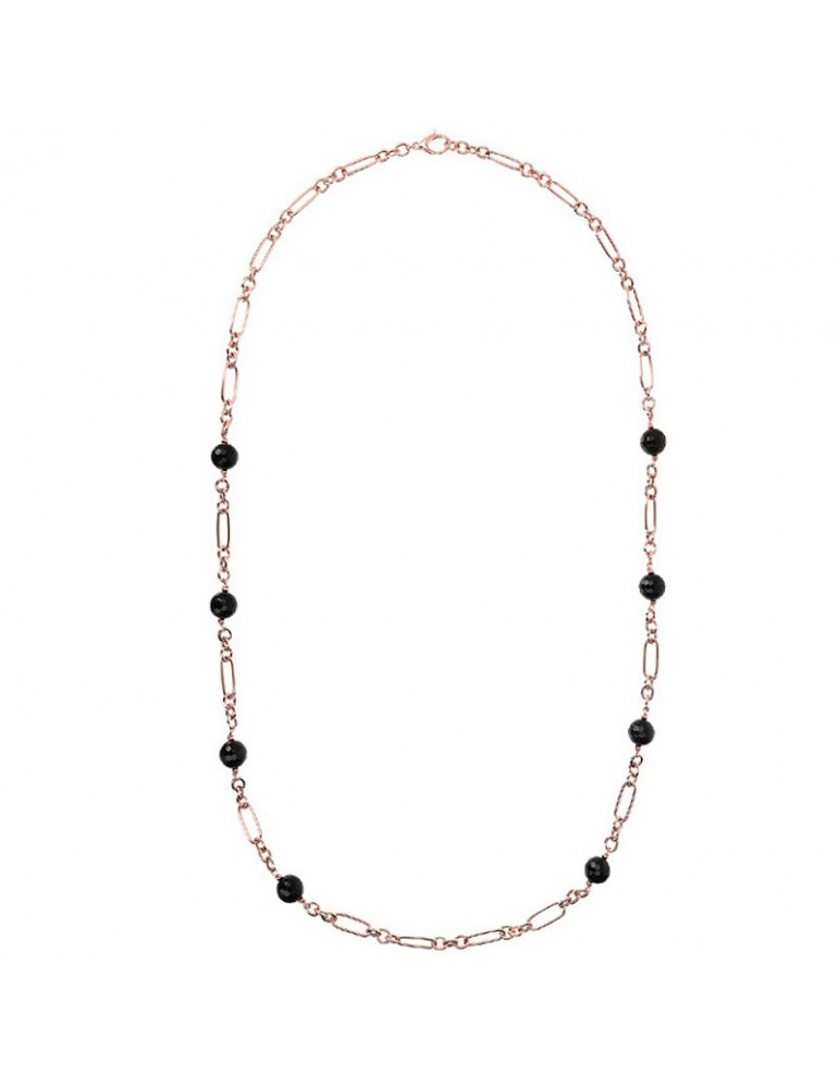 Bronzallure Woman Necklace - Variegated with Black Onyx - 0