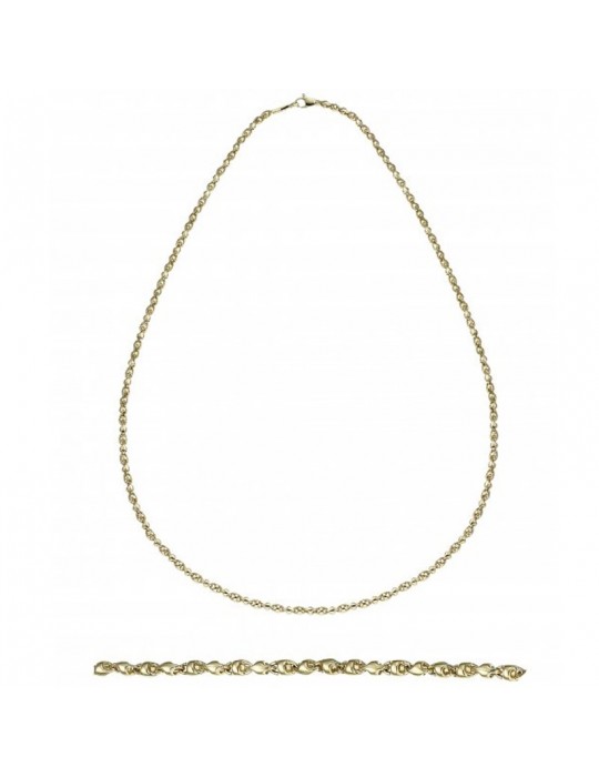 Collana Chimento Tradition Gold Accenti 50cm da Uomo - 0
