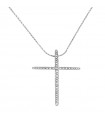 Chimento Necklace - White Gold Rood with Natural Diamonds - 0