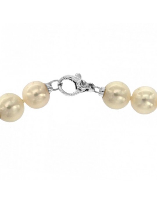 Miluna Woman's Necklace - Freshwater Pearl Strand 4-4.5 mm - 0