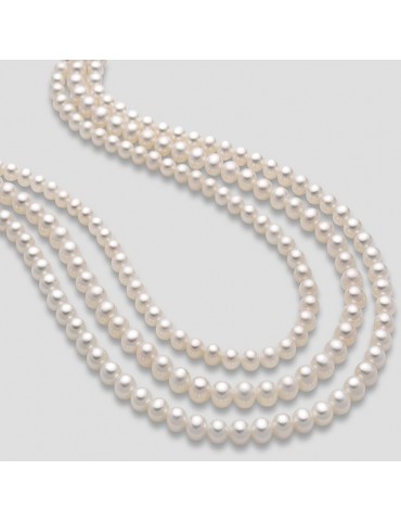 Bracciale Miluna - Perle Bianche - Oro Bianco-1MPE45517NL583