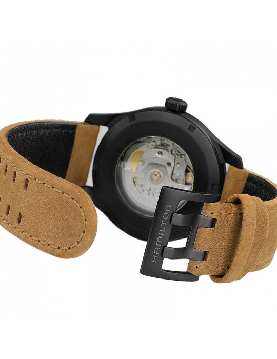 Hamilton Men's Watch - Khaki Field Titanium 42mm Black Automatic - 0