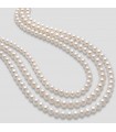 Collana Miluna da Donna - con Filo di Perle Freshwater 4,5 - 5 mm e Chiusura in Oro Bianco 18 carati