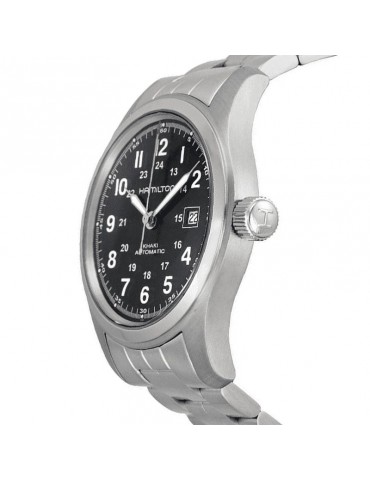 Orologio Hamilton - Khaki Field 42mm Nero - Automatico - H70515137 2