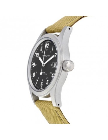 Hamilton Men's Khaki Field Mechanical 38mm Black Watch - 0 2
