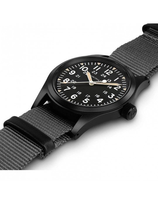 Orologio Hamilton - Khaki Field Mechanical 38mm Nero - H69409930
