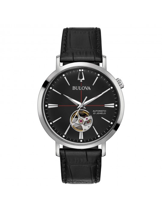 Orologio Bulova Uomo - Aerojet - Automatico - 41 mm - Nero - 96A201