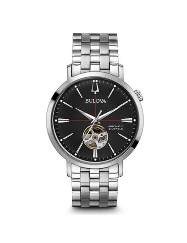 Orologio Bulova Uomo - Aerojet - Automatico - 41 mm - Nero - 96A199