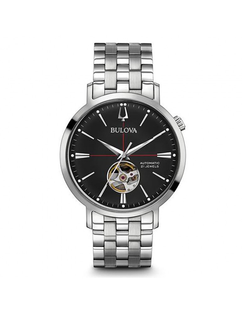 Orologio Bulova Uomo - Aerojet - Automatico - 41 mm - Nero - 96A199