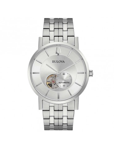 Orologio Bulova Uomo - Clipper - Automatico - 42 mm - Argento - 96A238