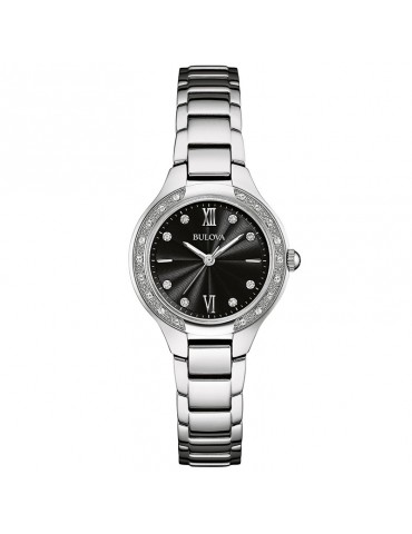 Orologio Bulova Donna - Classic Diamonds - 28mm - Nero - 96R207