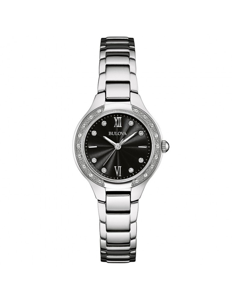 Bulova Classic Ladies Black Diamonds 28mm - 0