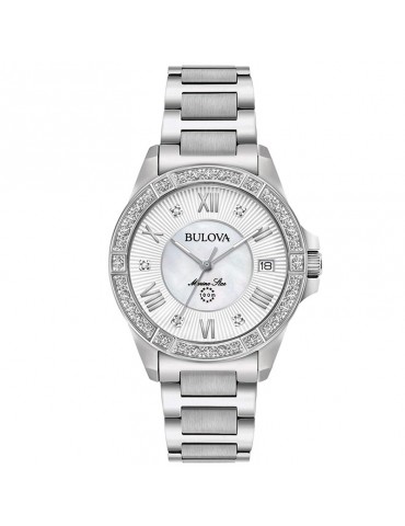 Orologio Bulova - Marine Star Diamonds - 32mm - Madreperla - 96R232