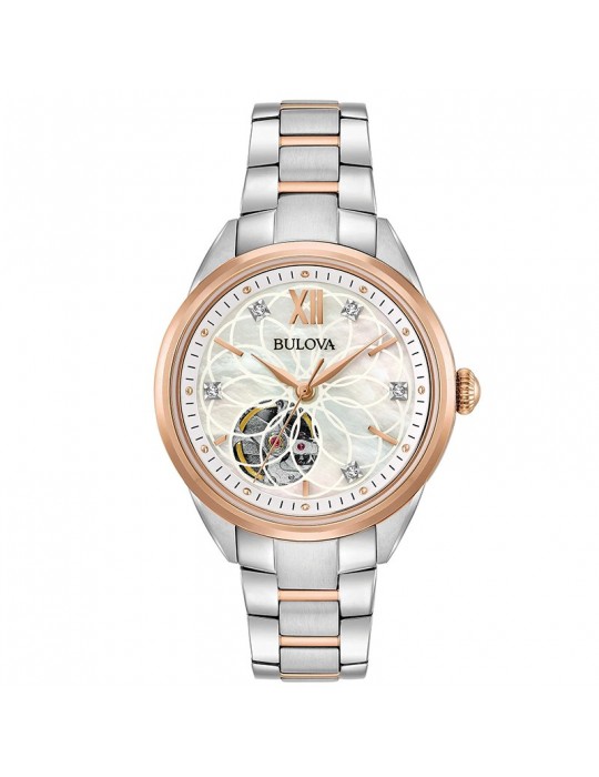 Orologio Bulova Donna - Sutton - 34mm - Automatico - Diamanti - 98P170