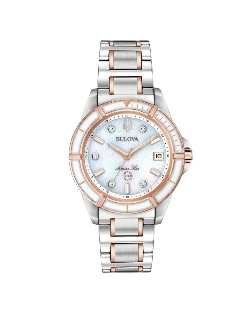 Orologio Bulova - Marine Star Lady - 34mm - Madreperla - 98P187