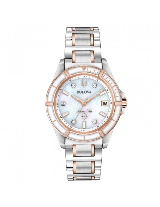 Orologio Bulova - Marine Star Lady - 34mm - Madreperla - 98P187