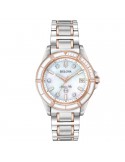 Bulova Ladies Watch - Marine Star Lady 34mm Only Time Mother of Pearl - 0