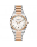 Bulova Surveyor Watch with Mother of Pearl Diamonds 34mm for Women - 0