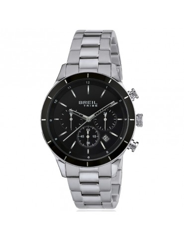 Breil Dude Men's Watch Chronograph Black 42mm - 0