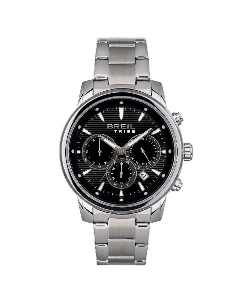 Breil Men's Watch - Caliber Black 43mm Chronograph - 0