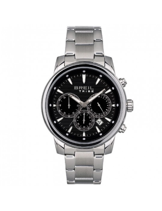 Breil Men's Watch - Caliber Black 43mm Chronograph - 0