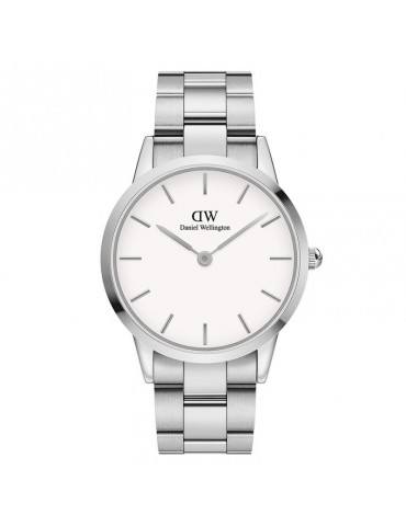 Orologio Daniel Wellington Iconic-Link 28mm Argento Bianco-DW00100341