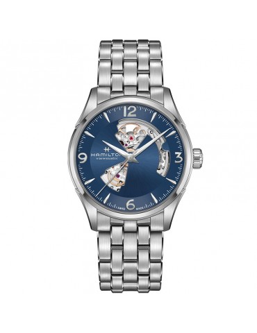 Orologio Hamilton - Jazzmaster Open Heart Auto - 42mm Blu - H32705141