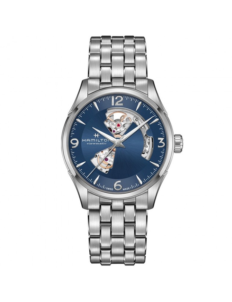 Hamilton Jazzmaster Open Heart Auto 42mm Blue Men's Watch - 0