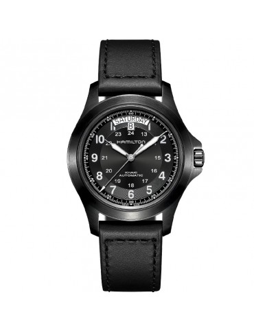 Orologio Hamilton Uomo - Khaki Field King 40mm Nero - H64465733