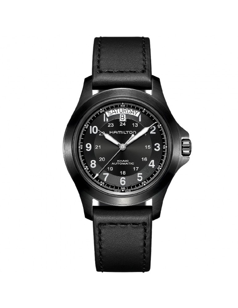 Hamilton Men's Watch - Khaki Field King 40mm Black - H64465733