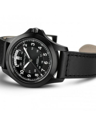 Orologio Hamilton Uomo - Khaki Field King 40mm Nero - H64465733 2